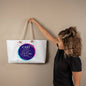 WARRIORS - 1 Peter 5:7 - Canvas Weekend Tote (v2)