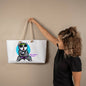WARRIORS - Black&Whilte - Canvas Weekend Tote (v3)