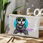 WARRIORS - Black&Whilte - Canvas Pouch LG (v3)