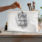 WARRIORS - Psalm 28:7 - Canvas Pouch LG (v3)