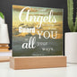 ~ Angels - Psalm 91:11 - Plaque (v2) ~