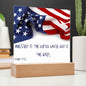 ~ Patriot - Psalm 33:12 - Plaque (v3) ~