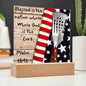 ~ Patriot - Psalm 33:12 - Plaque (v1) ~