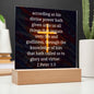 ~ Strength - 2 Peter 1:3 - Plaque (v1) ~