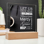 ~ Strength - Hebrews 4:16 - Plaque (v3) ~