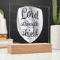 ~ Warriors - Psalm 28:7 - Plaque (v3) ~