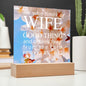 ~ Wife - Proverbs 18:22 - Plaque (v3) ~