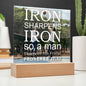 ~ Patriot - Proverbs 27:17 - Plaque (v2) ~