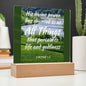 ~ Strength - 2 Peter 1:3 - Plaque (v2) ~