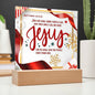 ~ Christmas - Matthew 1:21 - Plaque (v5) ~