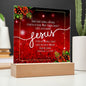 ~ Christmas - Matthew 1:21 - Plaque (v2) ~