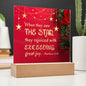 ~ Christmas - Matthew 2:10 - Plaque (v4) ~