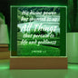 ~ Strength - 2 Peter 1:3 - Plaque (v2) ~