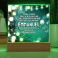 ~ Christmas - Matthew 1:23 - Plaque (v5) ~