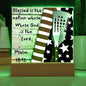~ Patriot - Psalm 33:12 - Plaque (v1) ~