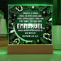 ~ Christmas - Matthew 1:23 - Plaque (v4) ~