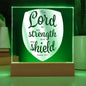 ~ Warriors - Psalm 28:7 - Plaque (v3) ~