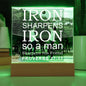 ~ Patriot - Proverbs 27:17 - Plaque (v2) ~