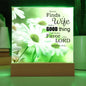 ~ Wife - Proverbs 18:22 - Plaque (v2) ~
