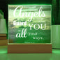 ~ Angels - Psalm 91:11 - Plaque (v2) ~