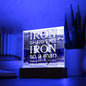 ~ Patriot - Proverbs 27:17 - Plaque (v2) ~