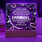 ~ Christmas - Matthew 1:23 - Plaque (v4) ~