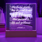 ~ Strength - 2 Peter 1:3 - Plaque (v2) ~