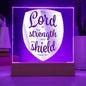 ~ Warriors - Psalm 28:7 - Plaque (v3) ~