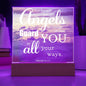 ~ Angels - Psalm 91:11 - Plaque (v2) ~