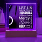 ~ Strength - Hebrews 4:16 - Plaque (v3) ~