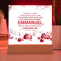 ~ Christmas - Matthew 1:23 - Plaque (v1) ~