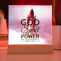 ~ Patriot - 2 Timothy 1:7 - Plaque (v1) ~