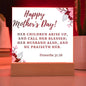 ~ Mother - Proverbs 31:28 - Plaque (v2) ~