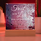~ Guidance - Proverbs 3:5-6 - Plaque (v4) ~