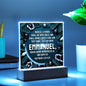 ~ Christmas - Matthew 1:23 - Plaque (v4) ~