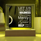 ~ Strength - Hebrews 4:16 - Plaque (v3) ~