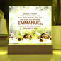 ~ Christmas - Matthew 1:23 - Plaque (v1) ~