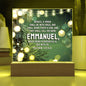 ~ Christmas - Matthew 1:23 - Plaque (v5) ~