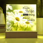~ Wife - Proverbs 18:22 - Plaque (v2) ~