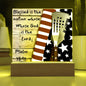 ~ Patriot - Psalm 33:12 - Plaque (v1) ~