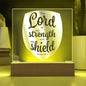~ Warriors - Psalm 28:7 - Plaque (v3) ~