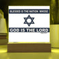 ~ Patriot - Psalm 33:12 - Plaque (v4) ~