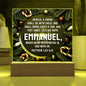 ~ Christmas - Matthew 1:23 - Plaque (v4) ~