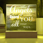 ~ Angels - Psalm 91:11 - Plaque (v2) ~